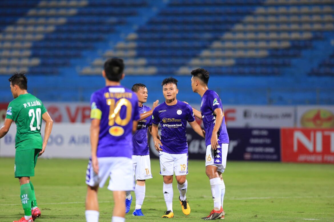 Quảng Hải cùng Hà Nội FC đang hướng đến chức vô địch