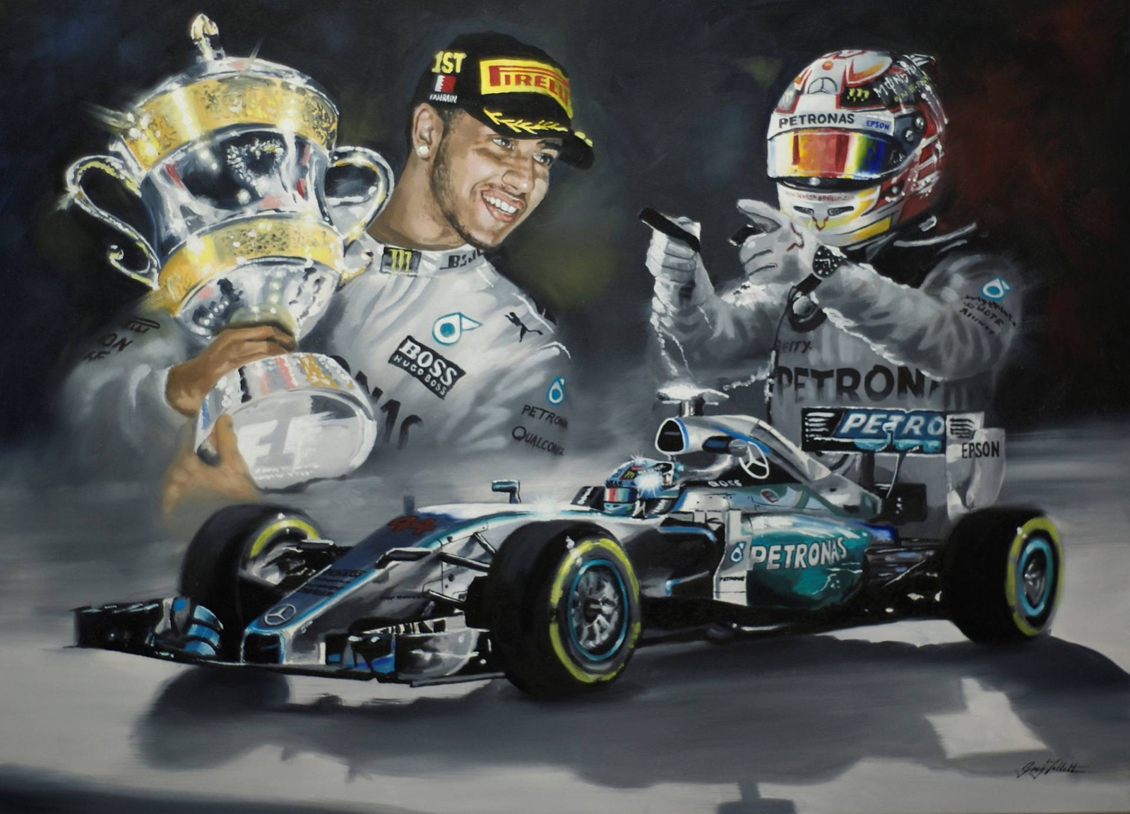 Hamilton về nhất tại Grand Prix Bồ Đào Nha.