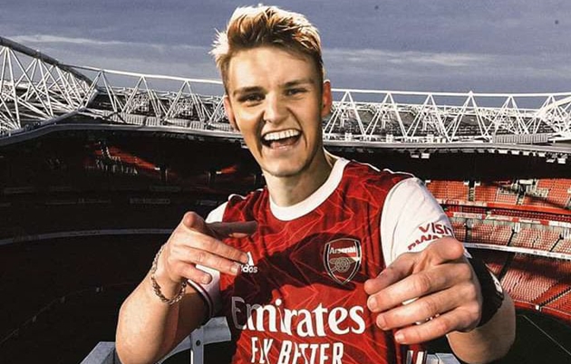 Martin Odegaard là cầu thủ Arsenal