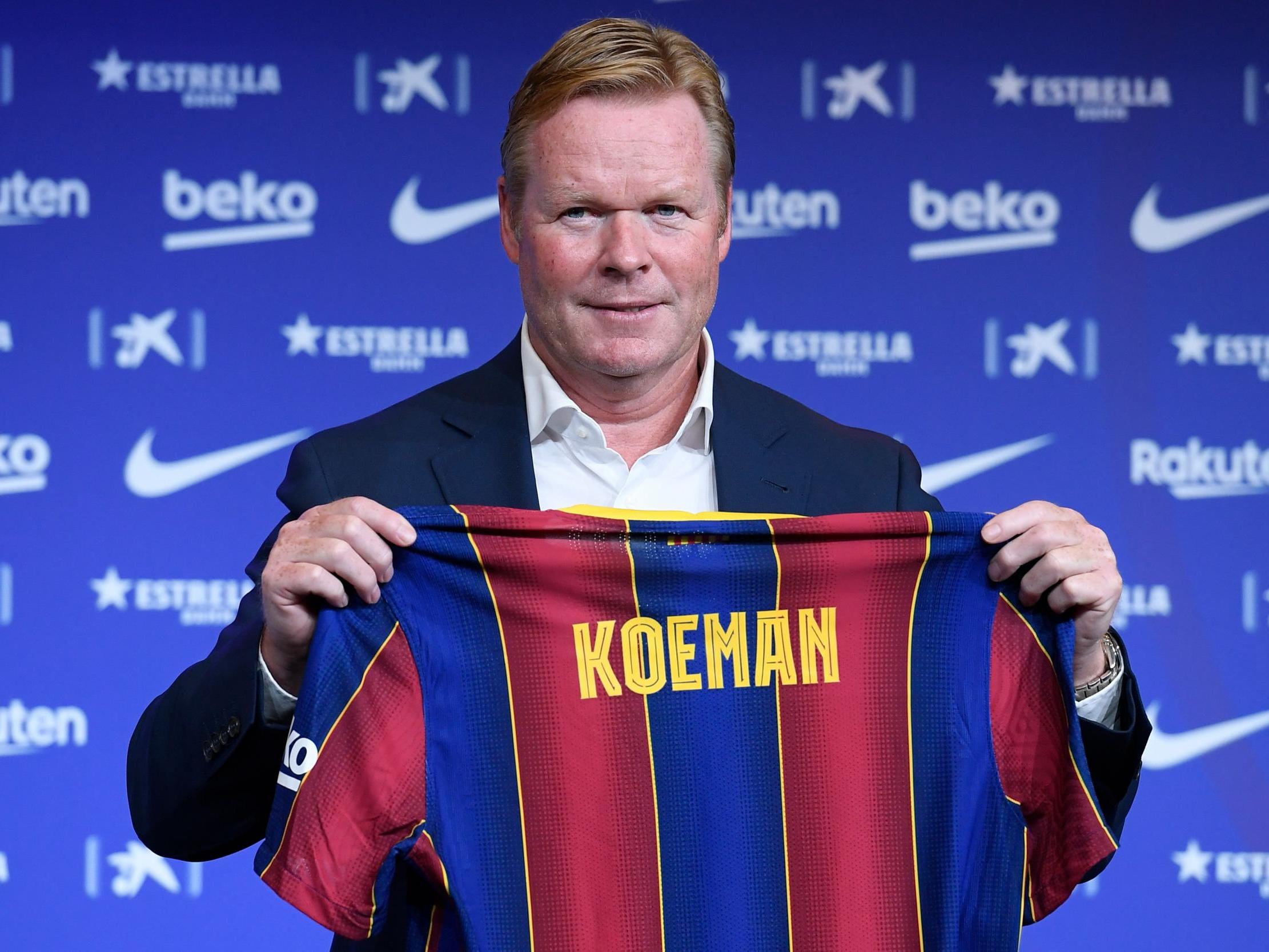 Ronald Koeman tự tin tái thiết Barcelona